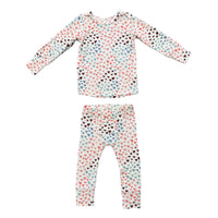 babysprouts Girl's Rainbow Hearts Lounge Set in multi - item