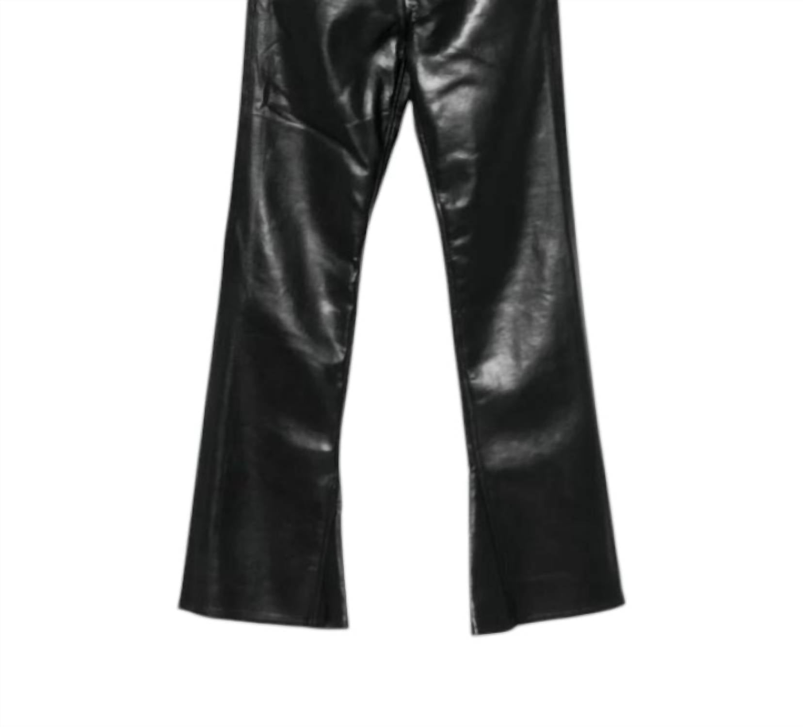 Agolde - RECYCLED LEATHER KICK BOOT PANTS