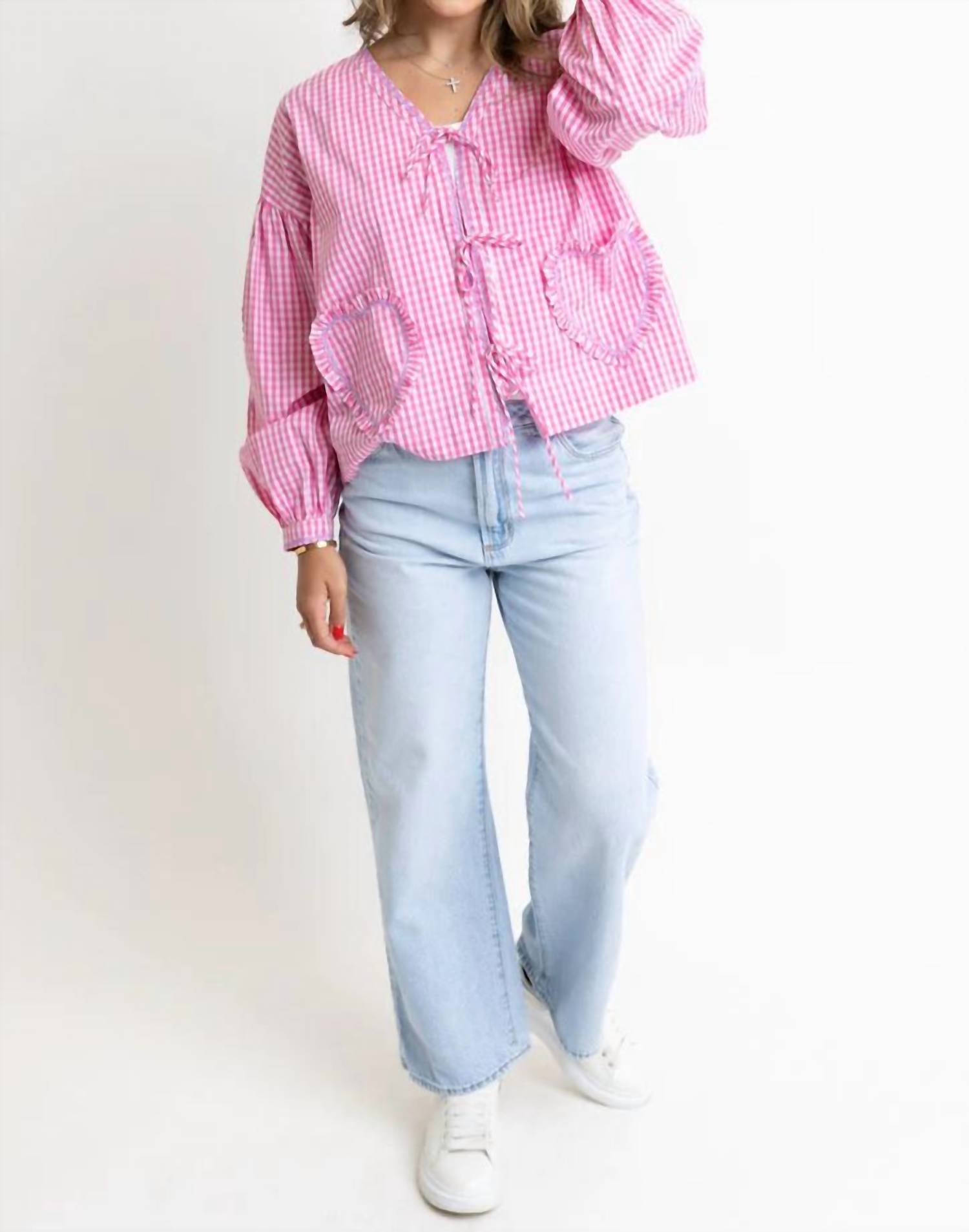 Karlie - Vintage Heart Top