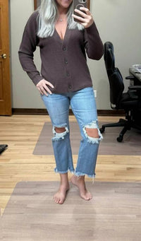 Zenana - Viscose Sweater Cardigan