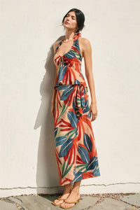 Dress Forum - Tropical Midi Wrap Skirt