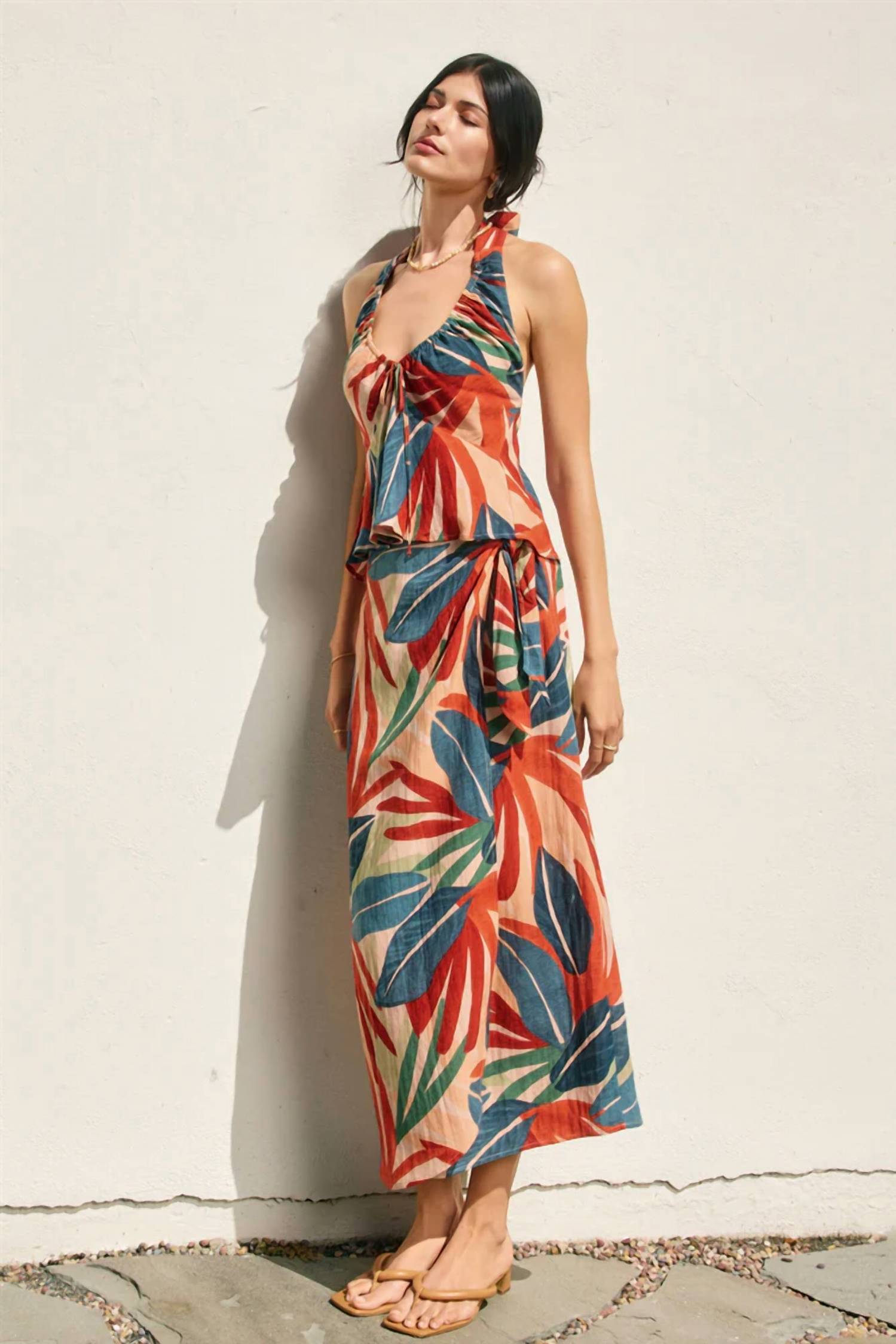 Dress Forum - Tropical Midi Wrap Skirt