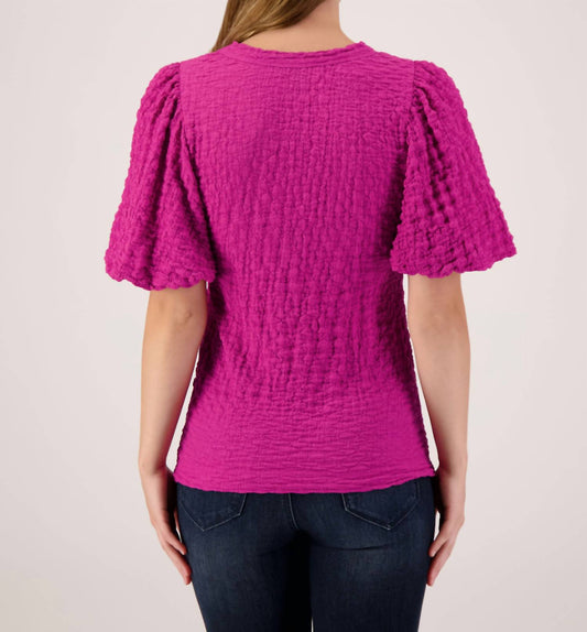 Karen Kane - In The Garden Texture Top