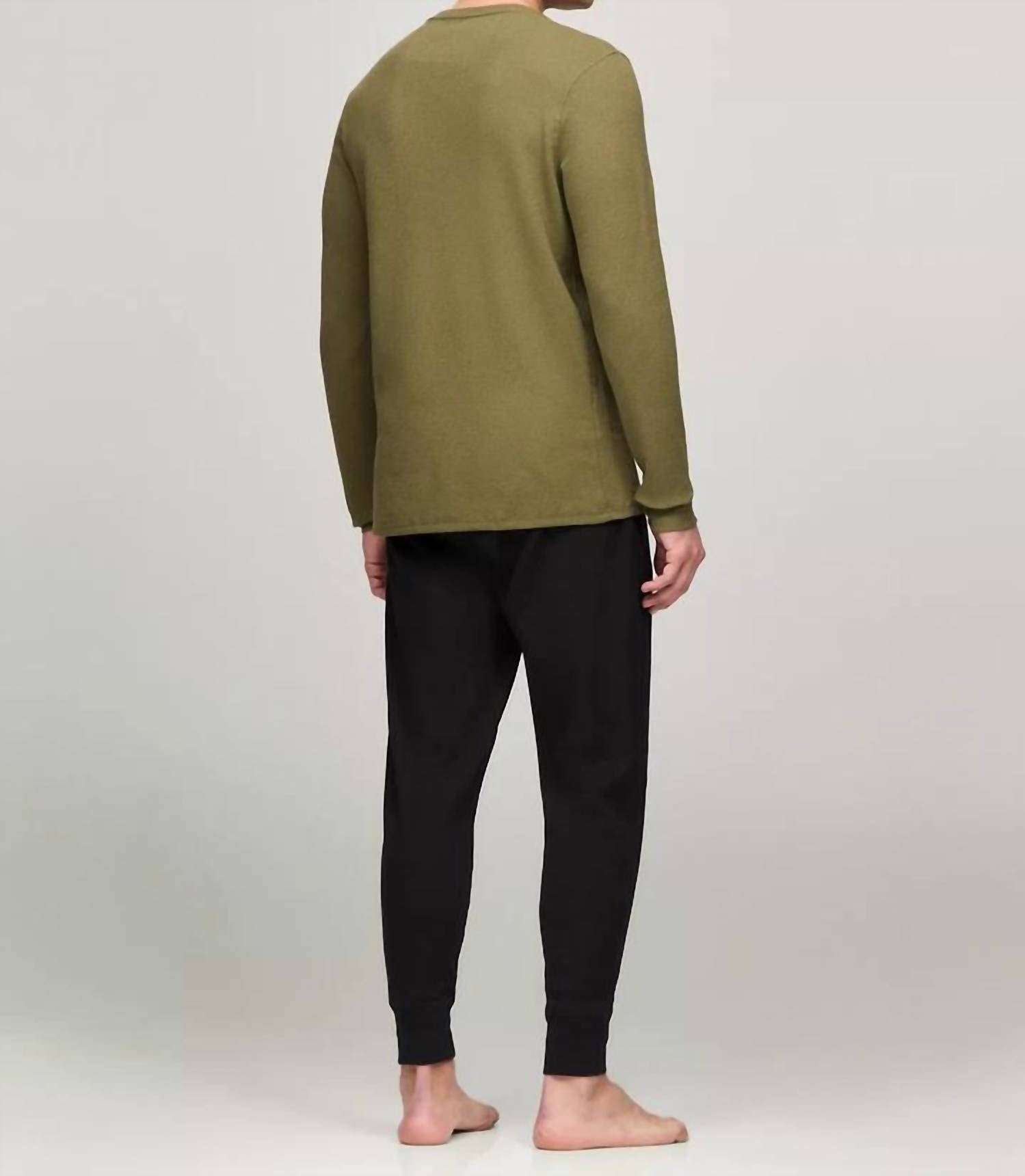 Tommy Hilfiger - Waffle Lounge Long Sleeve Henley Top