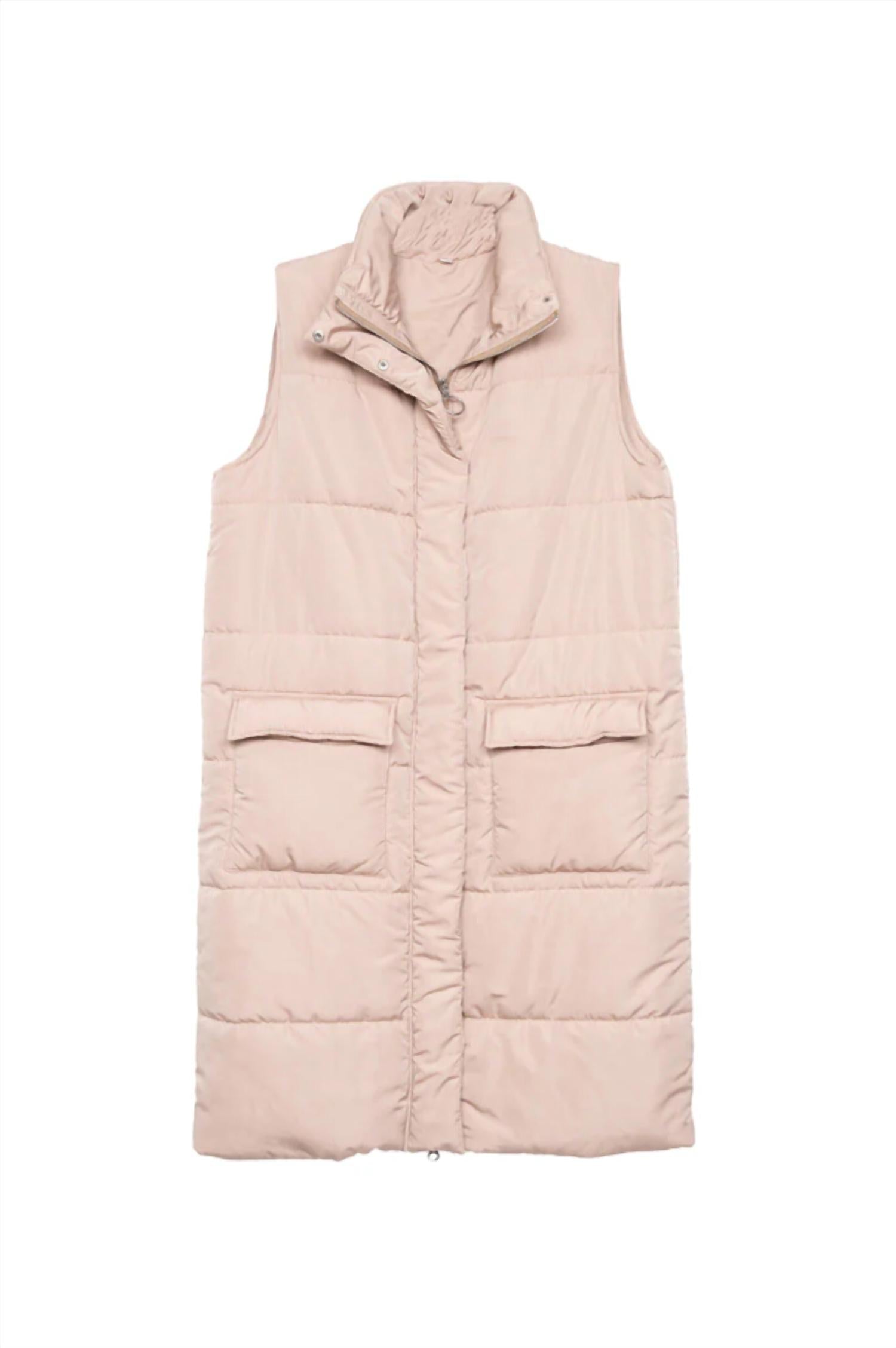 Katydid - Long Quilted Puffer Vest