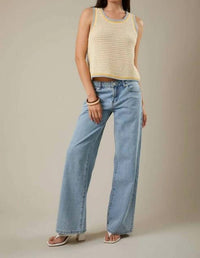 Sunday Edition - Trim Sweater Tank Top