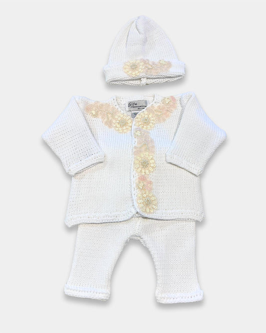 Gita - Girl's 2pc Sequence Sweater With Hat