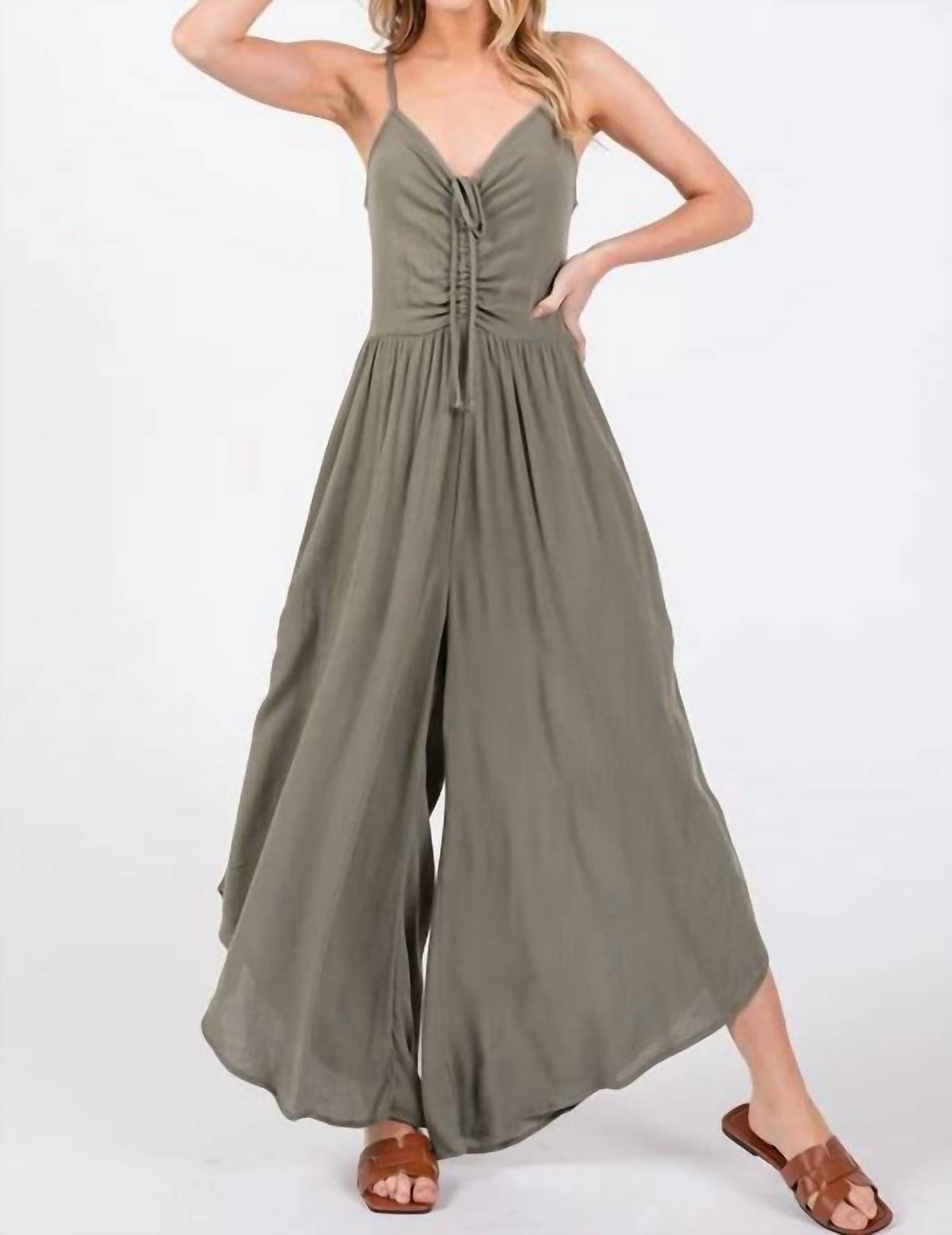Final Touch - Charolette Ruched Detail Jumpsuit