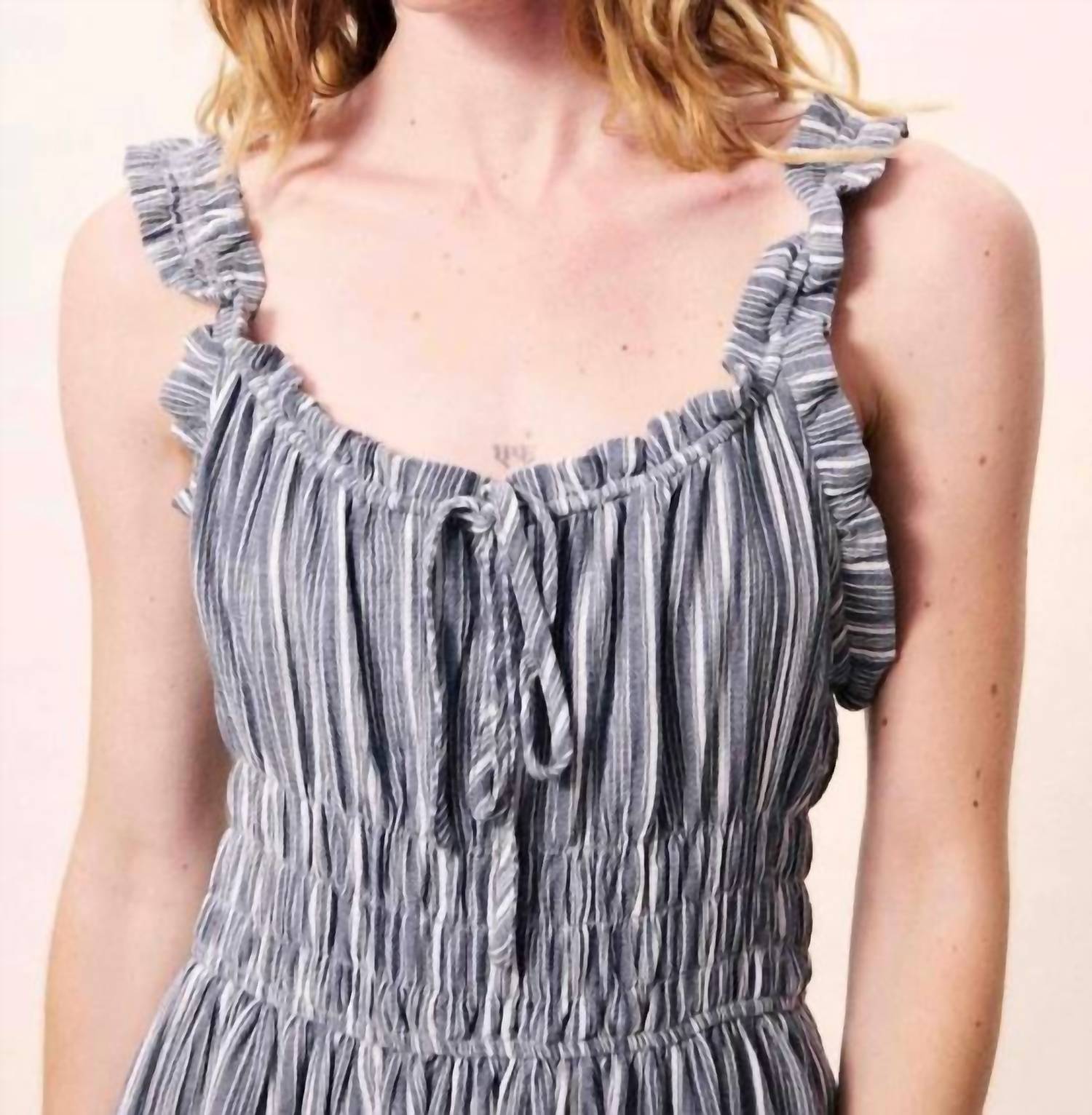 Frnch - Obea Dress With Gathers