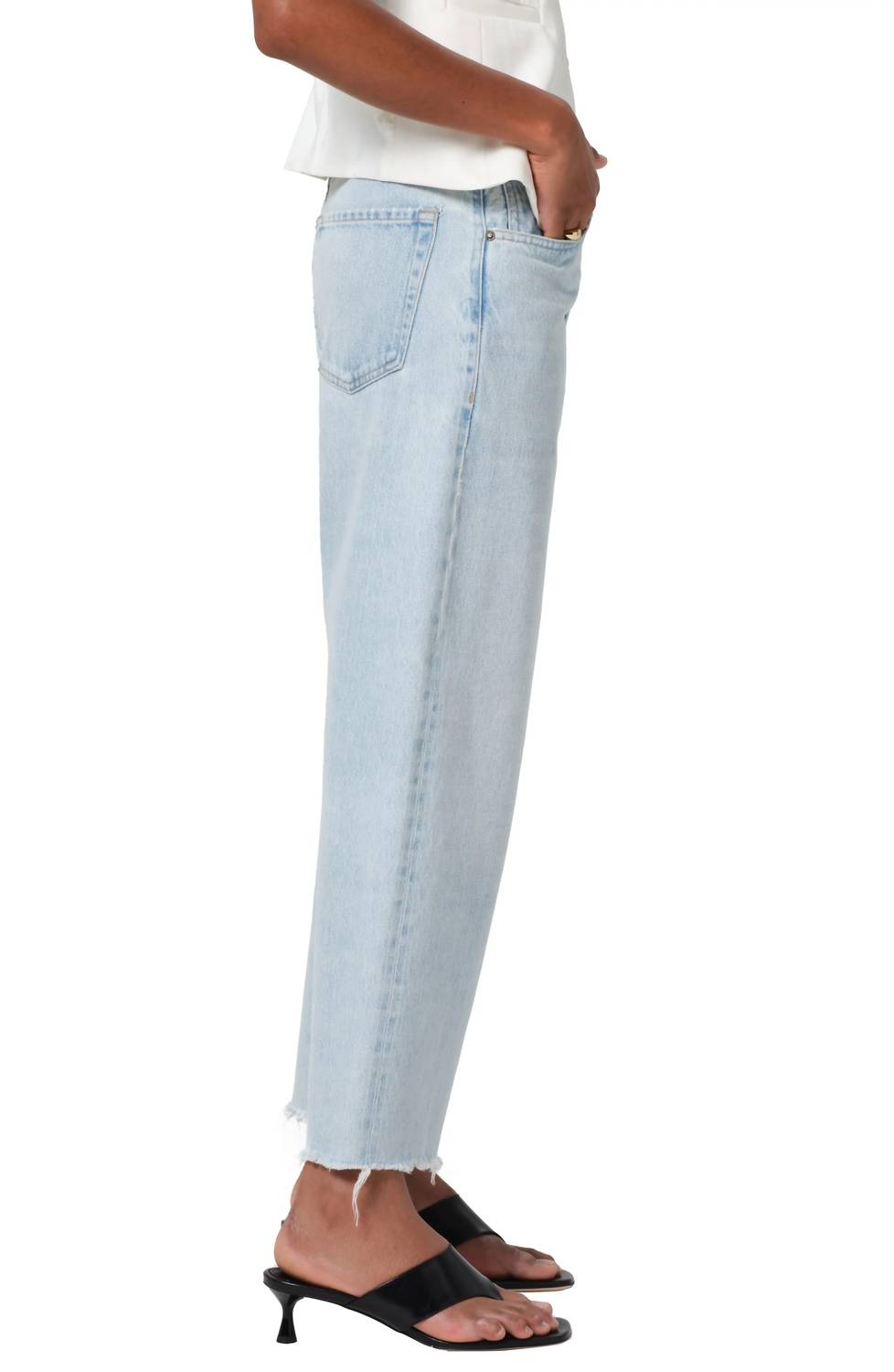Citizens Of Humanity - Ayla Raw Hem Crop Jeans