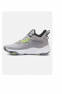 UNDER ARMOUR Men's Curry 3z 24 Suede Shoes in grey blk - men's sneaker - detail view