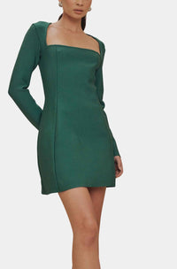 Curaae - Oxford Long Sleeve Mini Dress