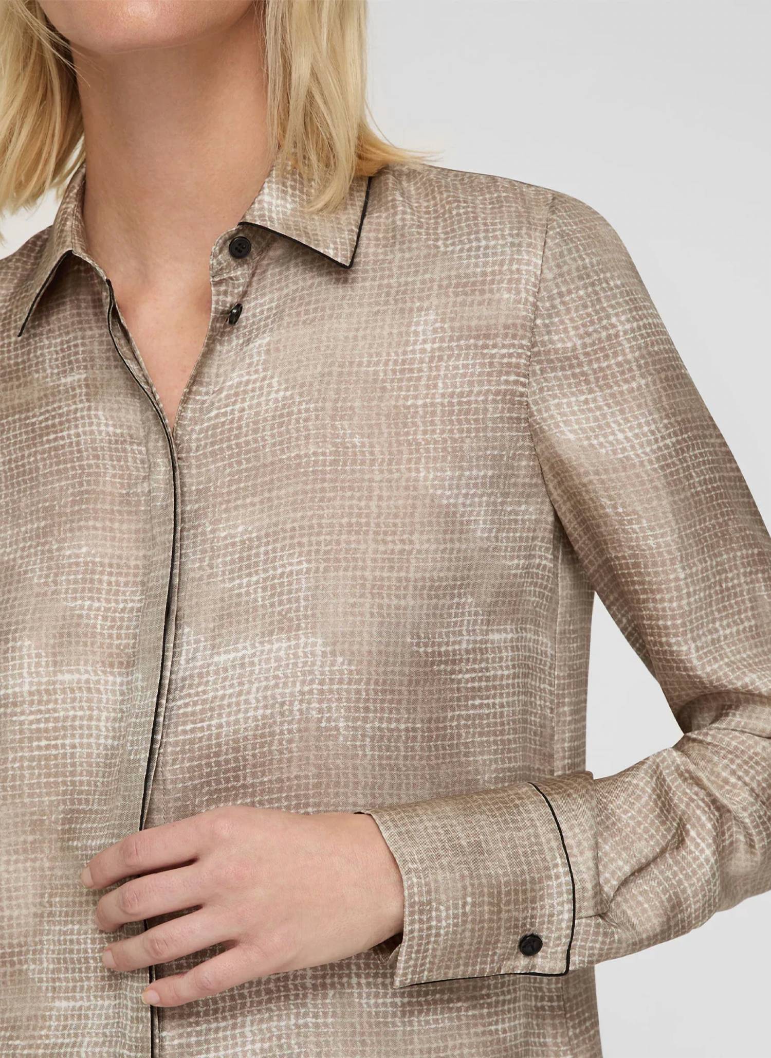 Lafayette 148 - Scottie Button Down Blouse