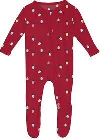 Kickee - Kid's Printed Footie With Zipper