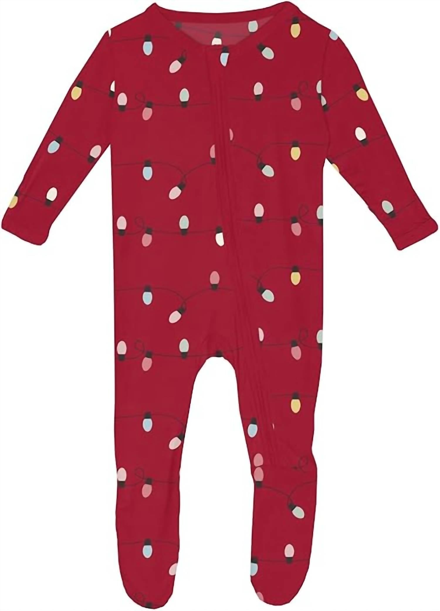 Kickee - Kid's Printed Footie With Zipper