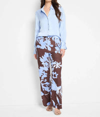 Nic + Zoe - Cloud Blossom Eliot Wide Leg Pants