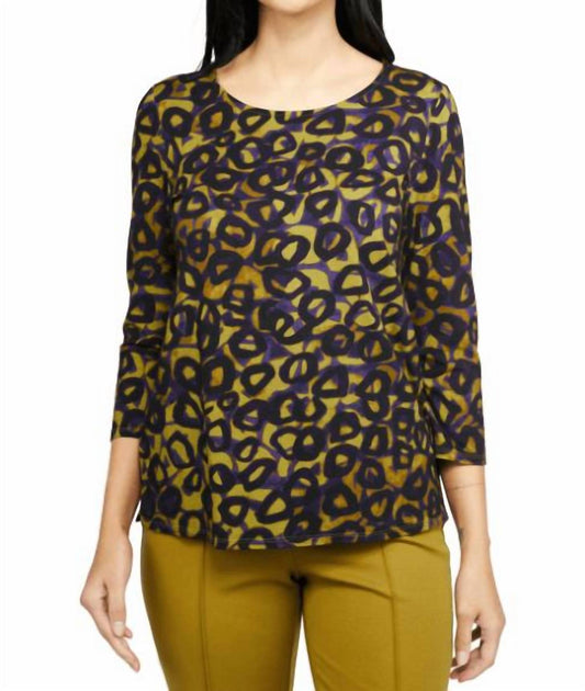 Olivia By Habitat - Arthouse Knits Layered Circles Easy Tee