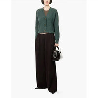 Twp - Cropped Ribbed Cashmere Cardigan