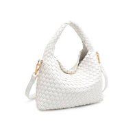 Moda Luxe - Woven Vegan Leather Crossbody Bag