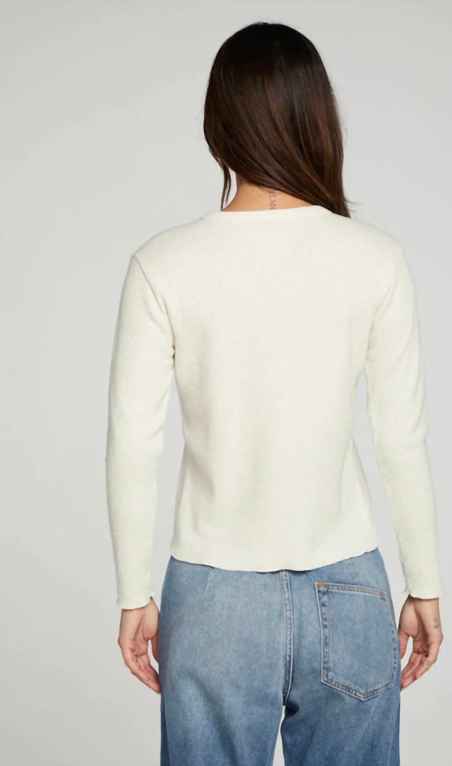 LONG SLEEVE CREW NECK TEE