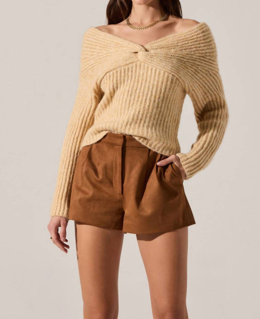 Astr - Franisbel Off The Shoulder Sweater
