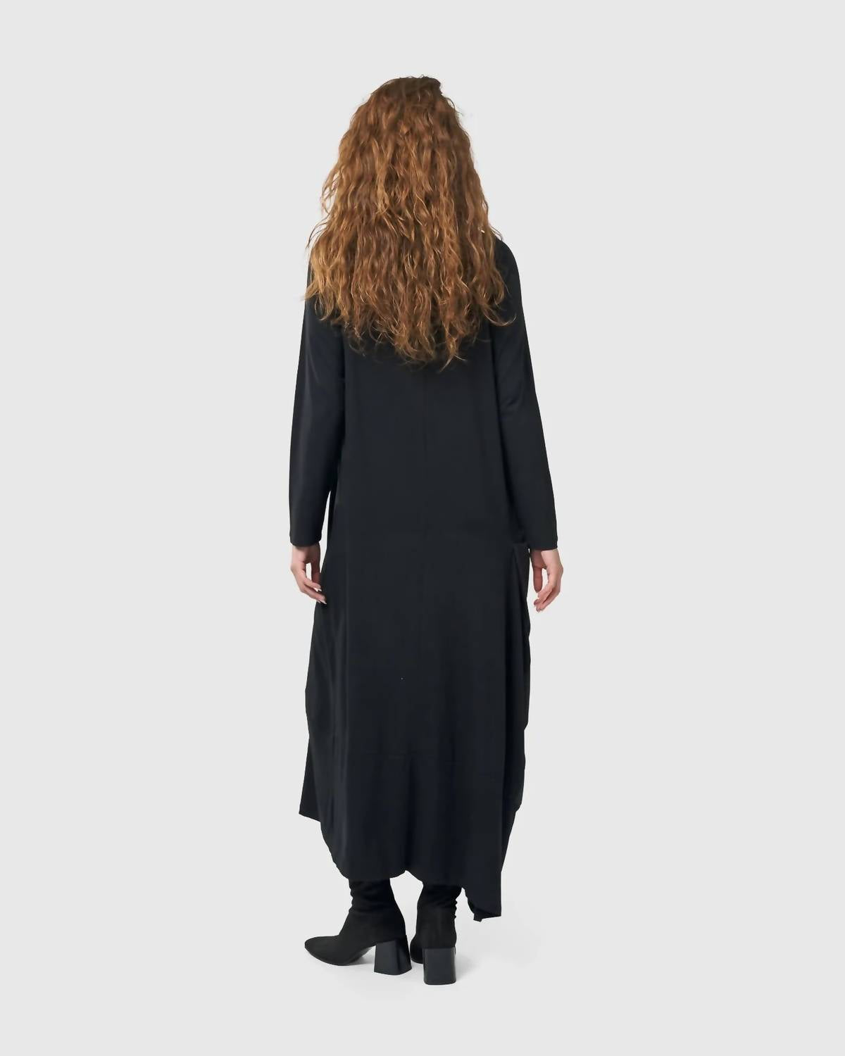 ALEMBIKA Midnight Maxi Dress in black - women's dress - view 4