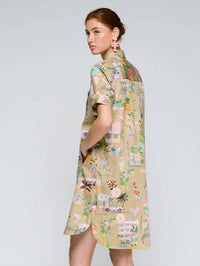 Vilagallo - California Print Shirt Dress