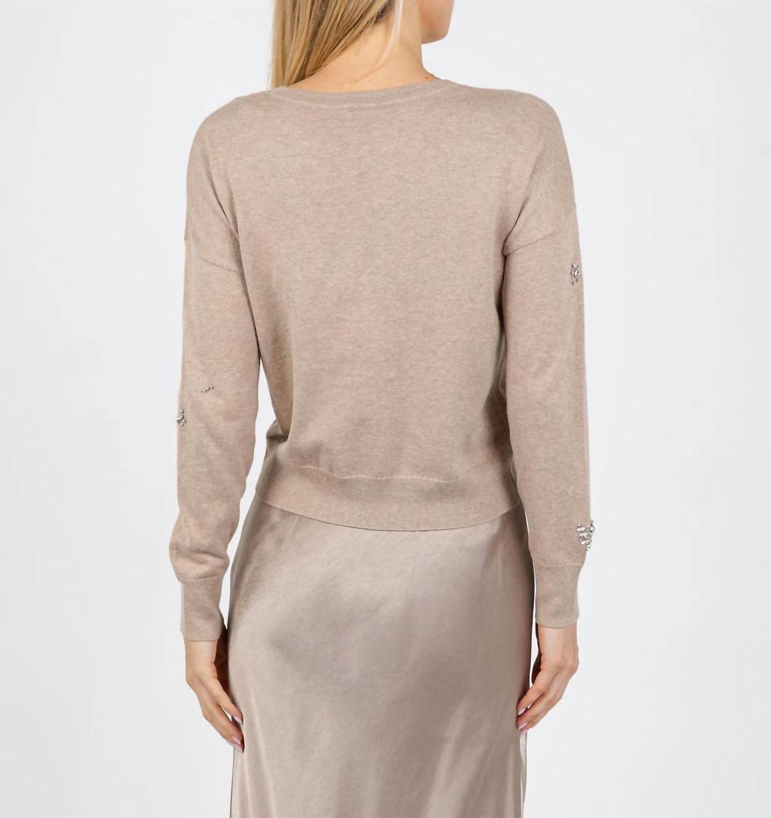 J. Society - Ariana Brooch Crew Sweater