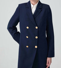 Touche Prive - Long Crepe Trench Coat