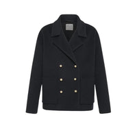 Forte Forte - Mixed Cashmere Velour Cloth Peacoat