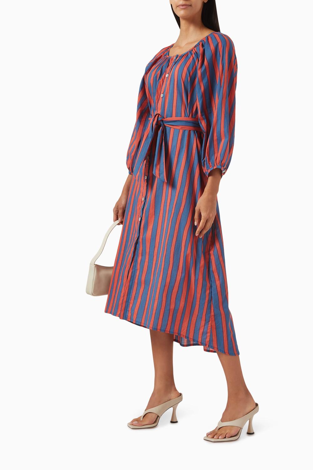 Natalie Martin - Alex Midi Dress With Sash