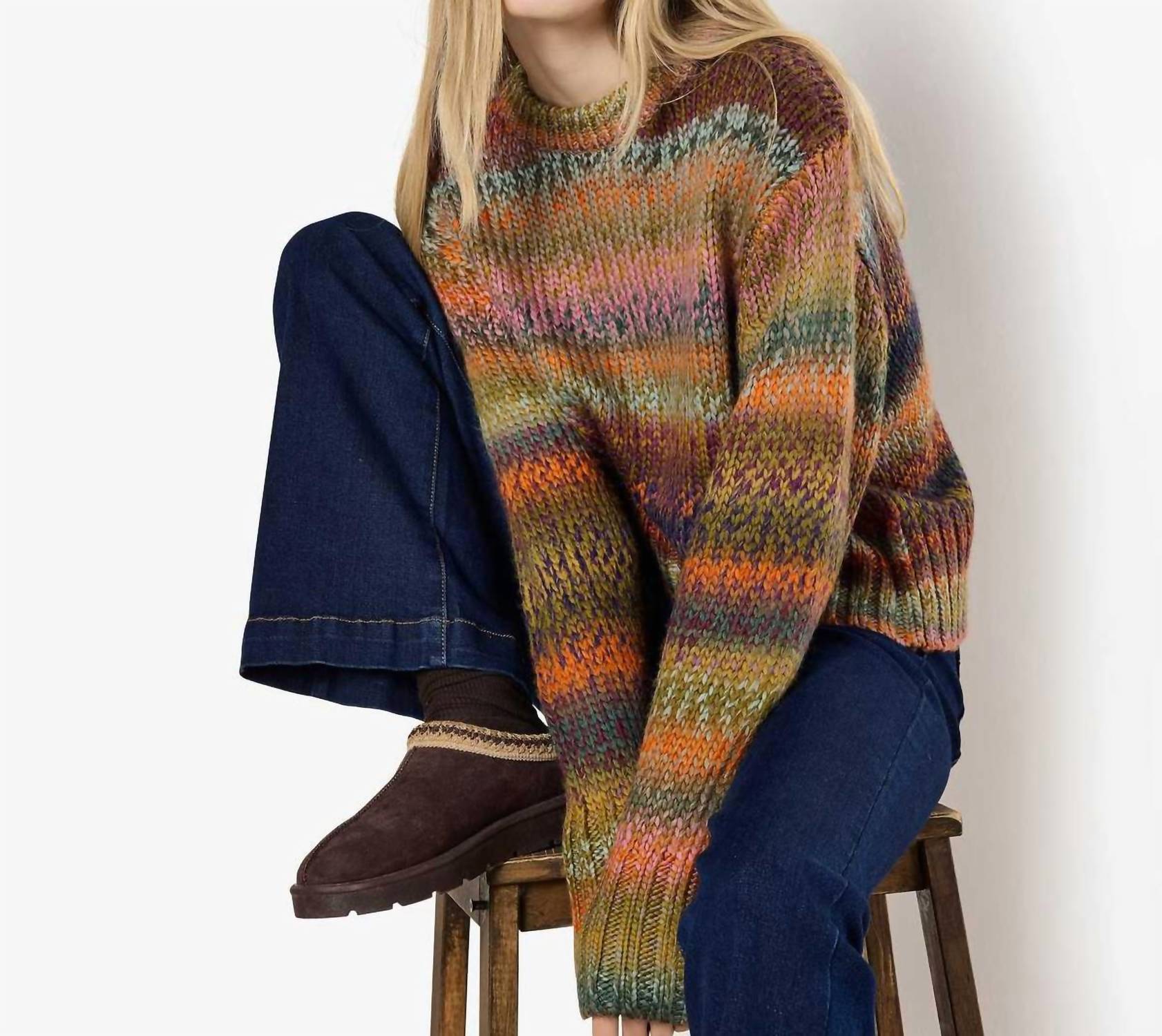 Apricot - Chunky Knit Jumper