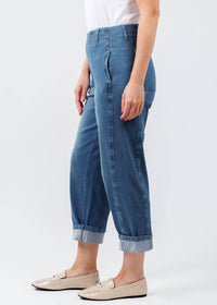 Lysse - Winslet Cuffed Barrel Crop Denim Jeans