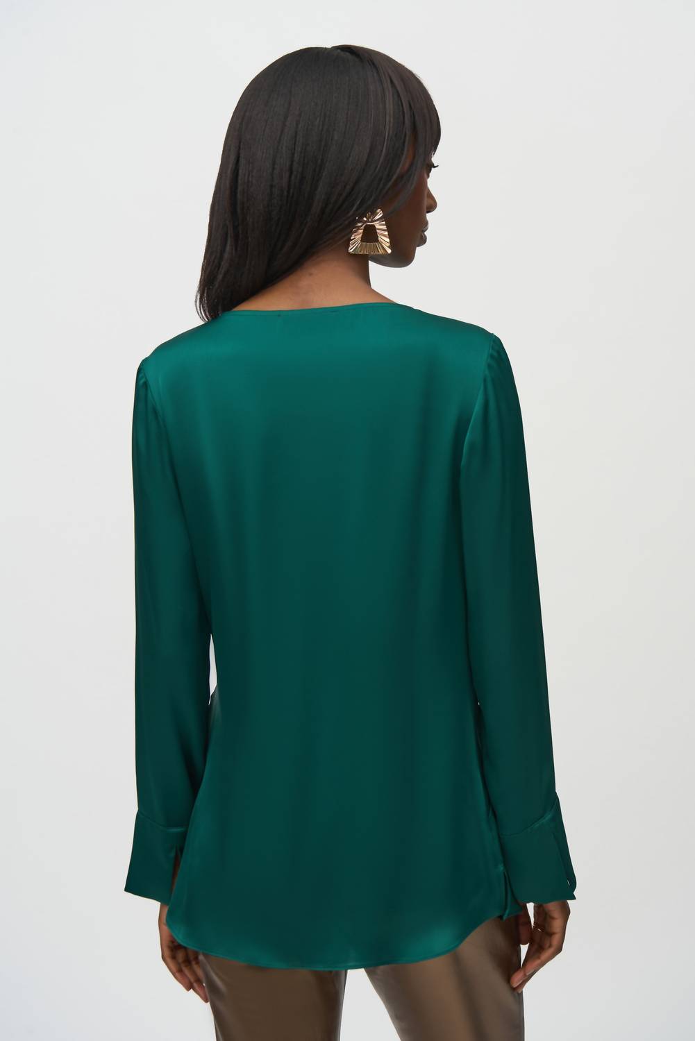 Joseph Ribkoff - Knotted V-neck Pullover