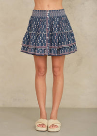 M.A.B.E. - Ari Print Mini Skirt
