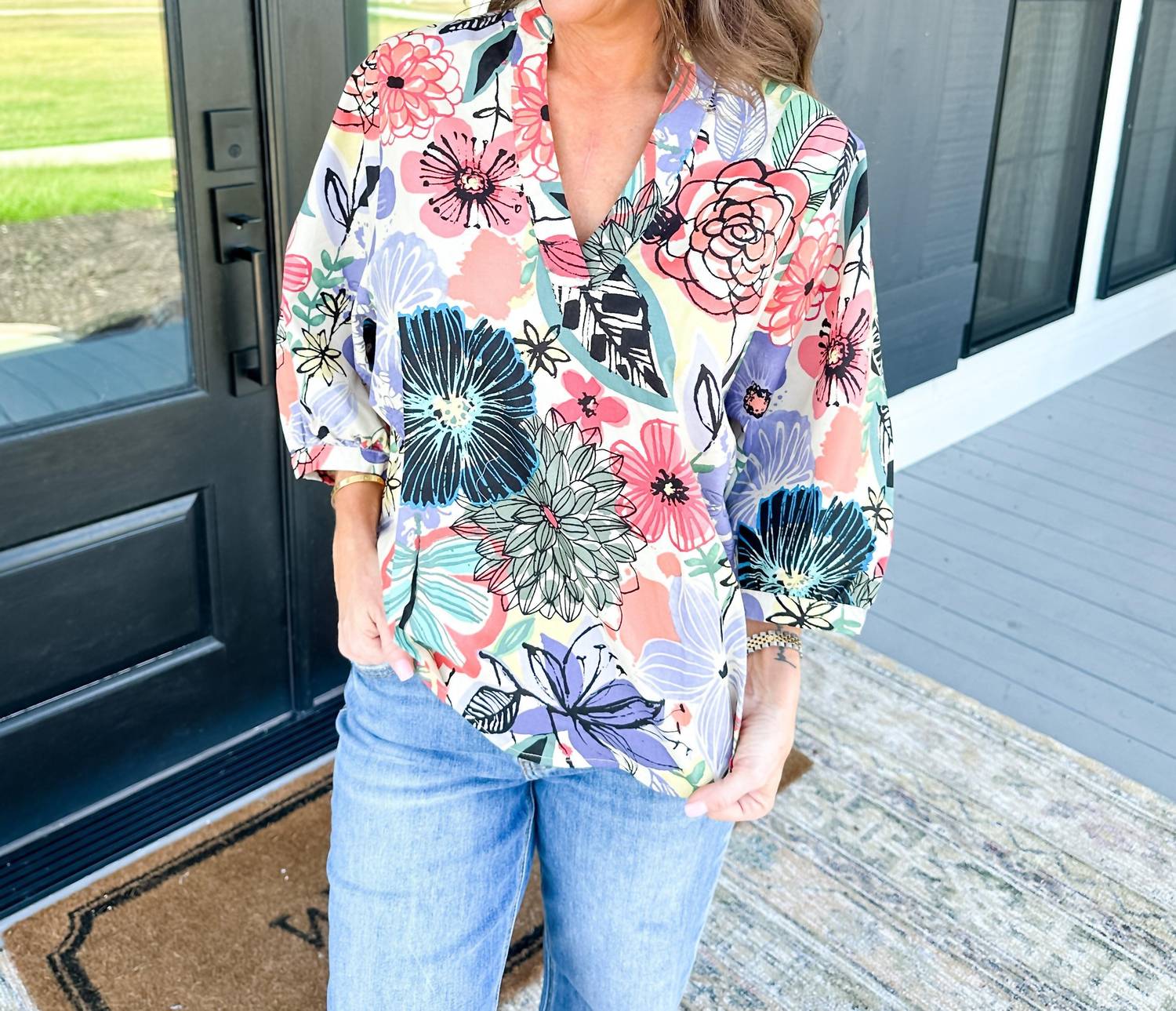 Ivy Jane - Tea Party Popover Top