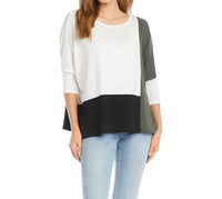 Karen Kane - Darcy Dolman Colorblock Top