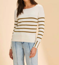 Fdj - Long Sleeve Stripe Sweater