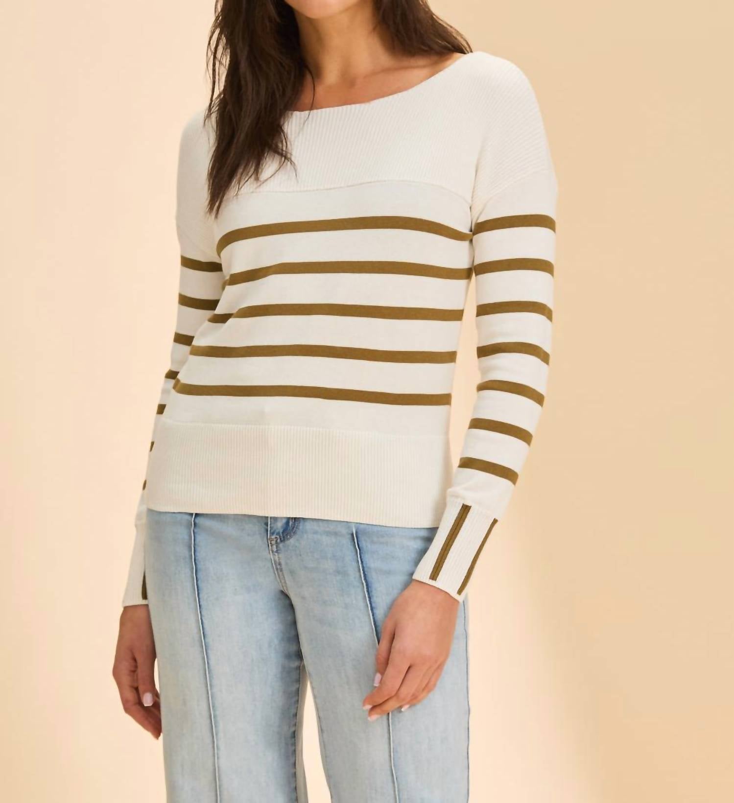 Fdj - Long Sleeve Stripe Sweater