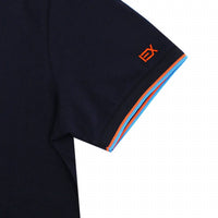 Eight X - Double Sided Collar With Colored Stripes Polo