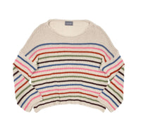 Wooden Ships - Women's Sierra Striped Cropped Crewneck Top