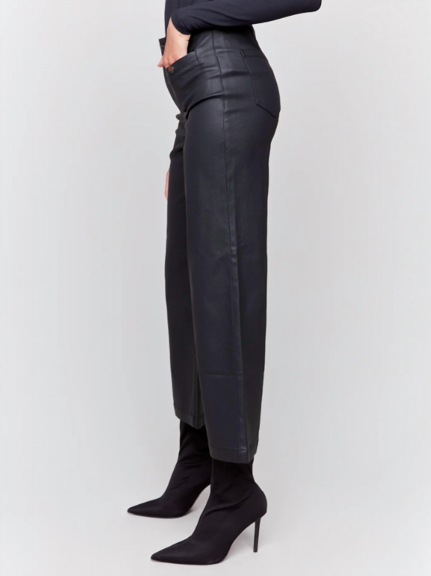 Charlie B - Wax Twill Pull On Pants