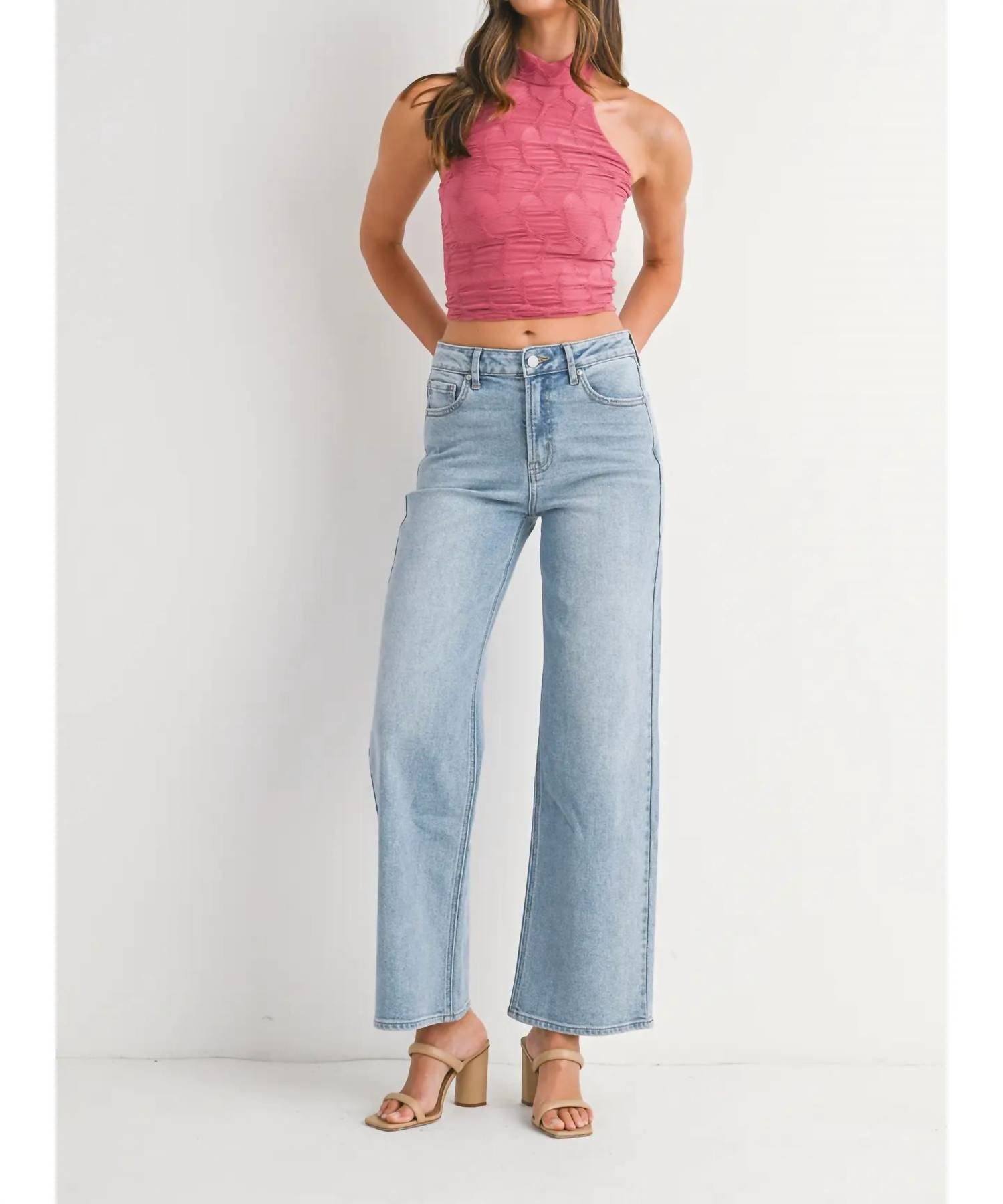 Just Black Denim - The High Rise Full Length Straight Jean