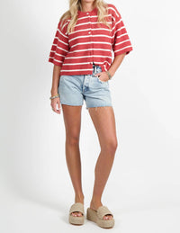 Aureum - Women's Kate Striped Cardigan