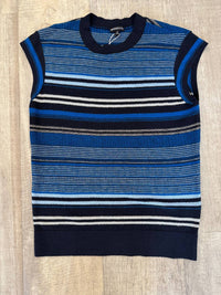 Minnie Rose - Women's Novelty Stripe Crew Vest
