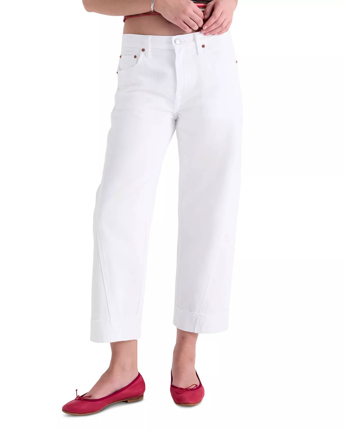 Pistola - Kacey Mid Rise Cuffed Straight Jean