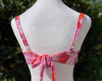 Vanhope Reba Top in jungle cat - women's swimwear - alternate view