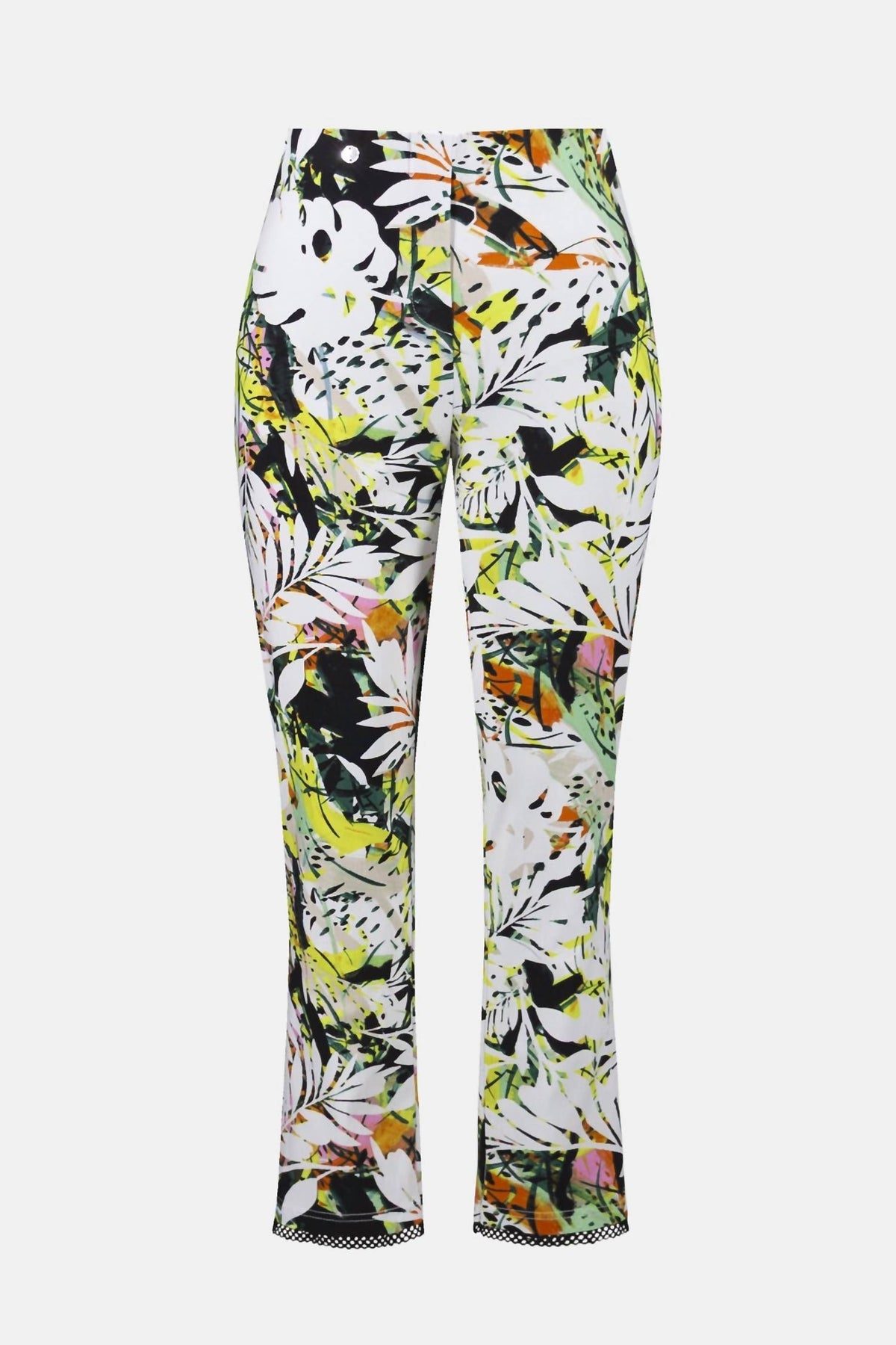Joseph Ribkoff - Floral High-waisted Trousers