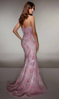 Alyce Paris - Strapless Beaded Evening Gown