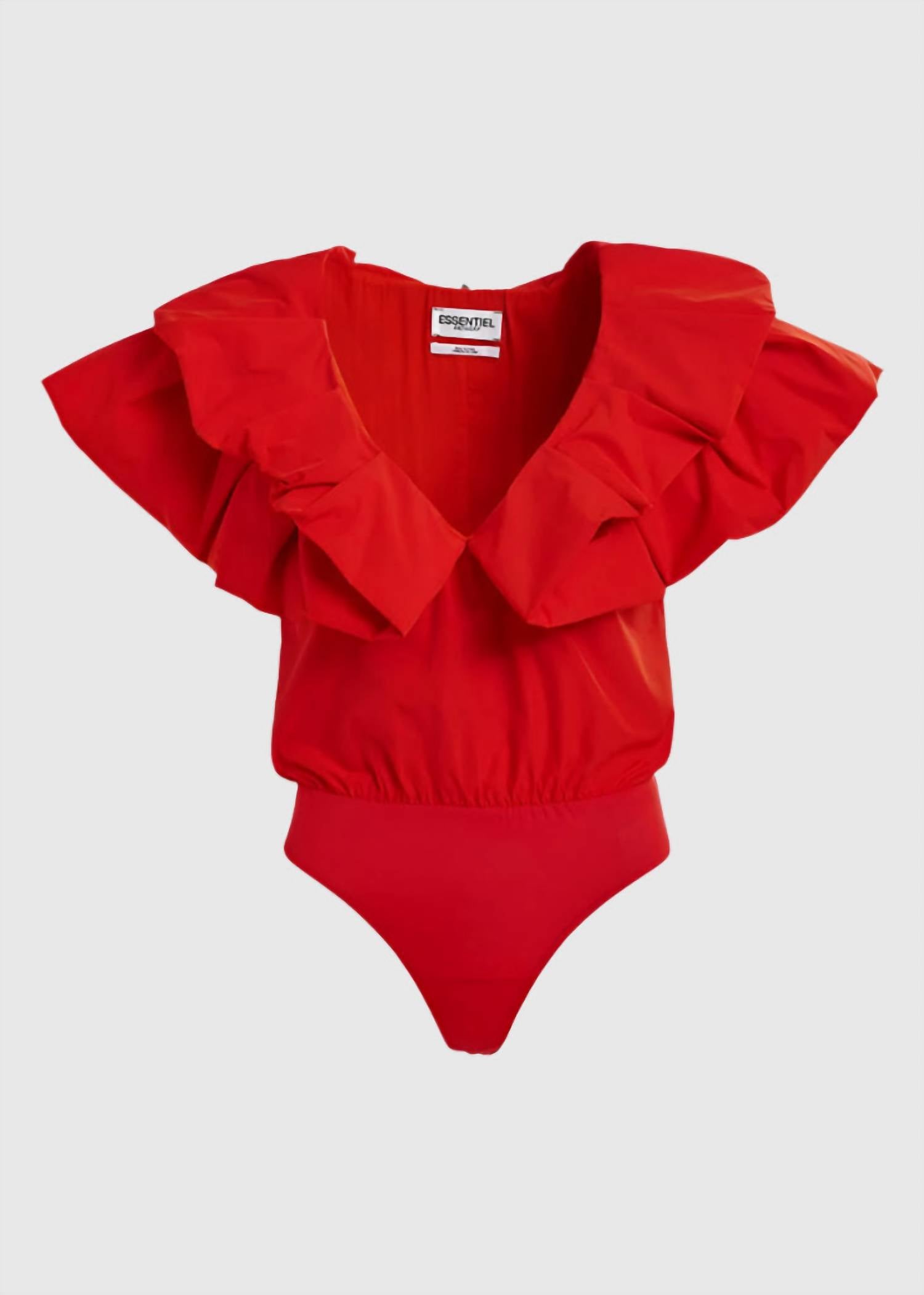 Essentiel Antwerp - Hillary V-neck Bodysuit